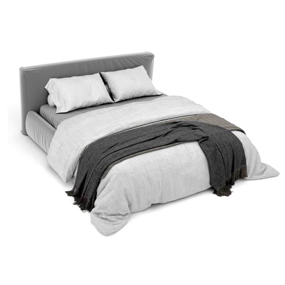 Фото Кровать SOFT-1  серого цвета