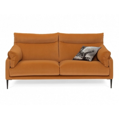 Фото Двухместный диван ODRA горчичного цвета