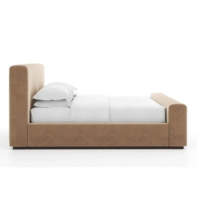 Фото Двуспальная кровать Palermo кремового цвета