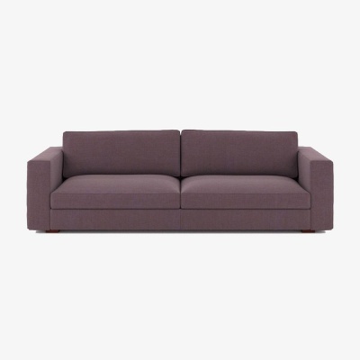 Фото Двухместный диван Maddox баклажанового цвета
