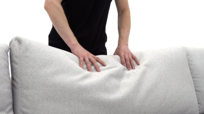 Фото Угловой диван BELLPORT светло-серого цвета