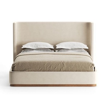 Фото Двуспальная кровать Shade бежевого цвета
