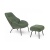 Фото Кресло FRODA серо-зеленого цвета Фото Кресло FRODA серо-зеленого цвета