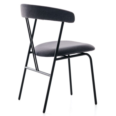 Фото Обеденный стул VIOLIN темно-серого цвета