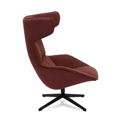 Фото Кресло HEGNI коньячного цвета на крестовине