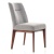Фото Обеденный стул TOSS серого цвета Фото Обеденный стул TOSS серого цвета