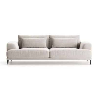 Фото Двухместный диван Venue Velvet серого цвета