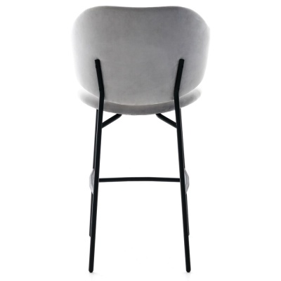 Фото Полубарный стул PRINCE серого цвета
