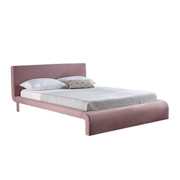 Фото Двуспальная кровать Roma сиреневого цвета