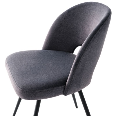 Фото Обеденный стул RING темно-серого цвета