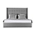 Фото Двуспальная кровать Berkley Box серого цвета