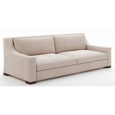 Фото Двухместный диван Paris Classic светло-серого цвета