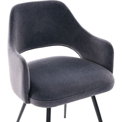 Фото Обеденный стул YAN темно-серого цвета