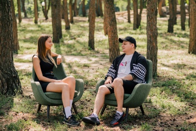 Фото Кресло LEDIGE  серый хаки