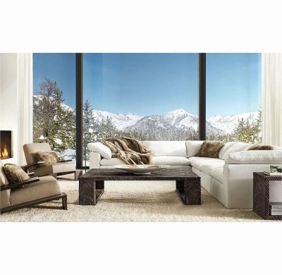 Фото Модульный диван Soft темно-серого цвета