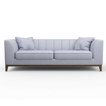 Фото Двухместный диван Hector светло-серого цвета