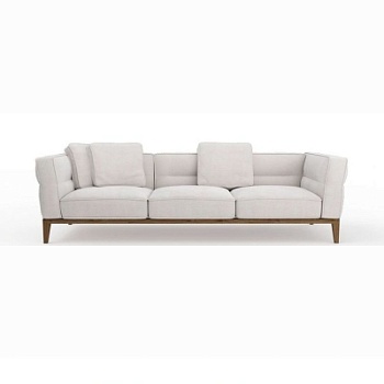 Фото Трехместный диван HOPE светло-серого цвета