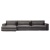 Фото Угловой диван Locarno темно-серого цвета Фото Угловой диван Locarno темно-серого цвета