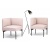 Фото Угловые модули-кресла TORSO розового цвета Фото Угловые модули-кресла TORSO розового цвета