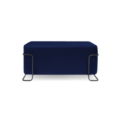 Фото Пуф из коллекции MODULO синего цвета