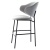 Фото Полубарный стул PRINCE серого цвета Фото Полубарный стул PRINCE серого цвета