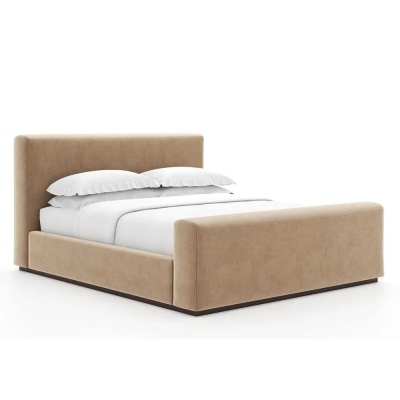 Фото Двуспальная кровать Palermo кремового цвета