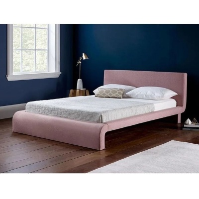 Фото Двуспальная кровать Roma сиреневого цвета