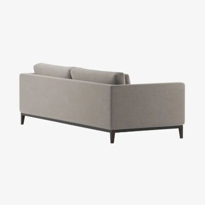 Фото Двухместный диван Italia Taper серого цвета