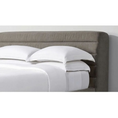 Фото Двуспальная кровать Nilsson серого цвета