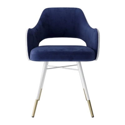 Фото Обеденный стул YAN синего цвета