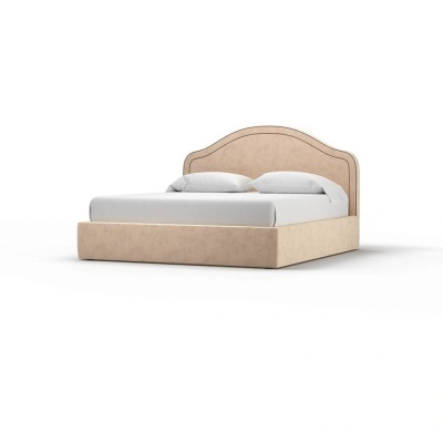 Фото Двуспальная кровать Dreamy бежевого цвета