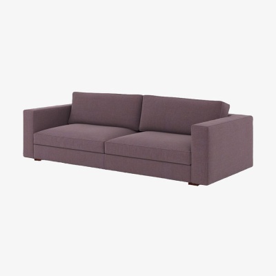 Фото Двухместный диван Maddox баклажанового цвета