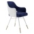 Фото Обеденный стул YAN синего цвета Фото Обеденный стул YAN синего цвета
