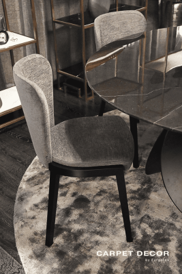 Фото Ковер Aracelis Steel Gray диаметр 250 см