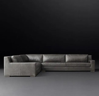 Фото Угловой диван Modena Track черного цвета