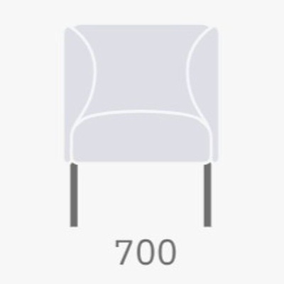 Фото Угловые модули-кресла TORSO розового цвета