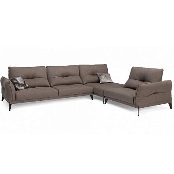 Фото Модульный диван CORSICA коричневого цвета