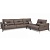Фото Модульный диван CORSICA коричневого цвета