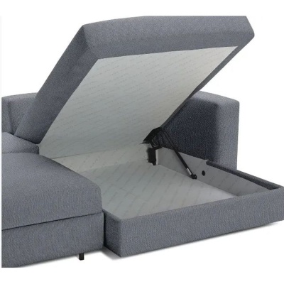 Фото Угловой диван Reid темно-серого цвета