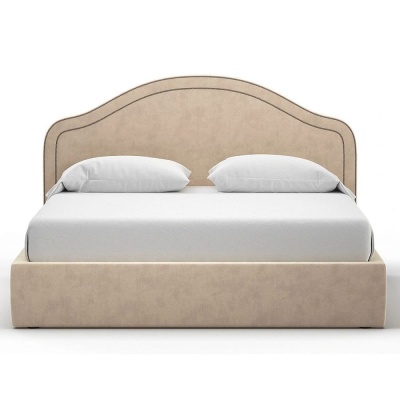 Фото Двуспальная кровать Dreamy бежевого цвета