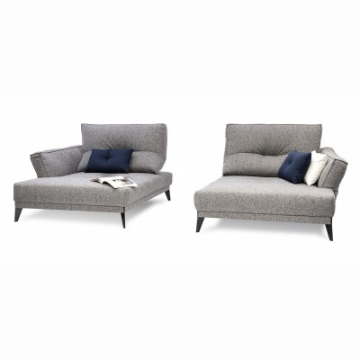 Фото Кушетка SWANA серого цвета