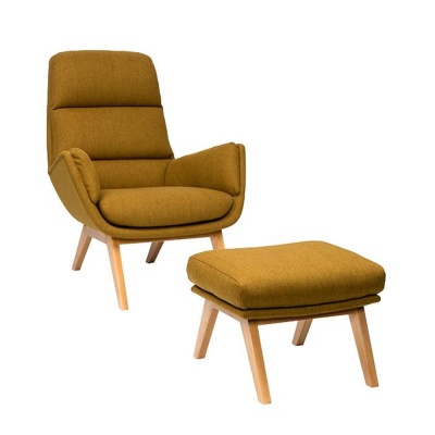 Фото Кресло ORHUS желтого цвета