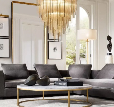 Фото Модульный диван Magnus темно-серого цвета