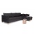 Фото Модульный диван BERGEN черного цвета