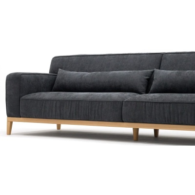 Фото Диван SWING  темно-серого цвета