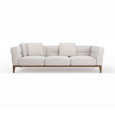 Фото Трехместный диван HOPE светло-серого цвета