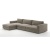 Фото Угловой диван Maddox бежево-серого цвета Фото Угловой диван Maddox бежево-серого цвета