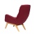 Фото Кресло ORHUS бордового цвета Фото Кресло ORHUS бордового цвета