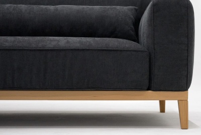 Фото Диван SWING  темно-серого цвета