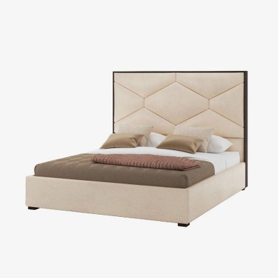 Фото Двуспальная кровать Martina бежевого цвета